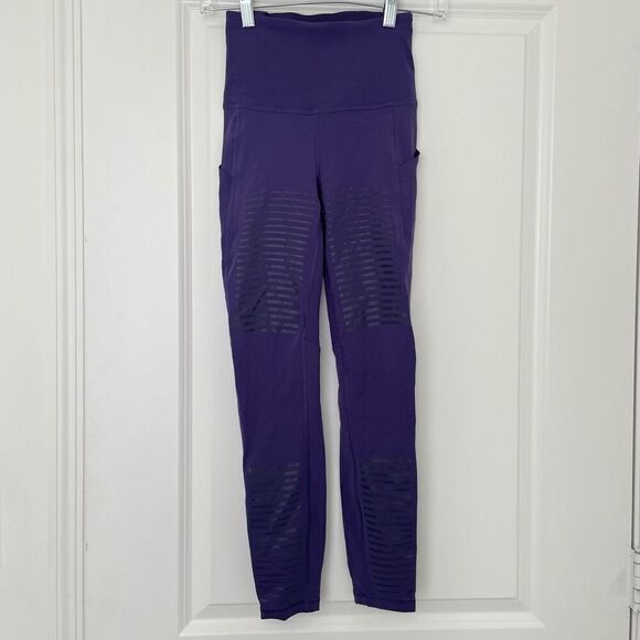 Lululemon Rogue Renegade Super High Rise Tight 25" Midnight Orchid Size 2 - Picture 2 of 6